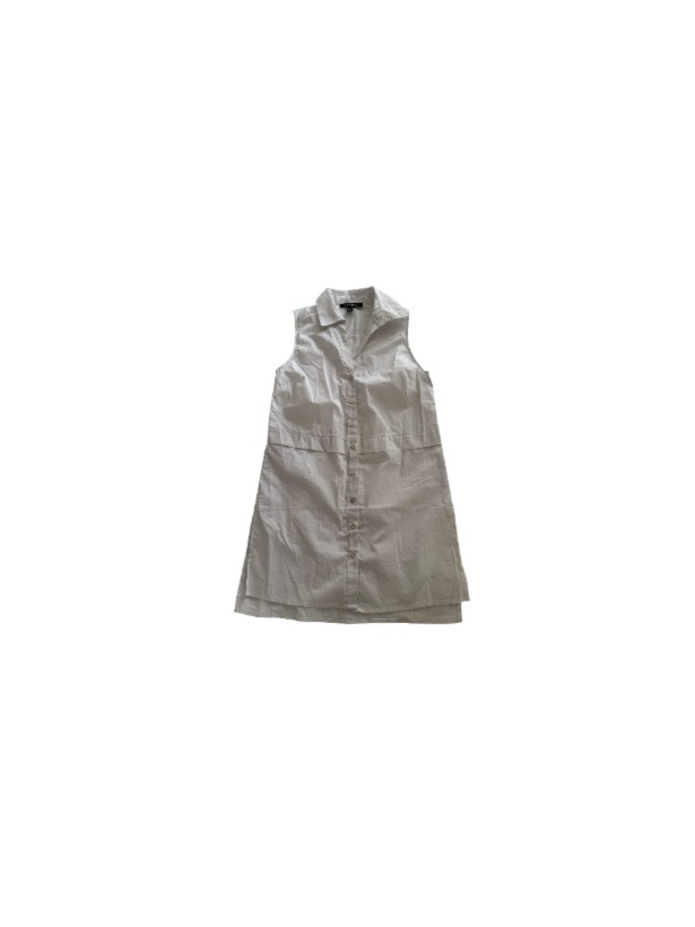 Ellen Tracy White Sleeveless Button Down Tunic - Women’s Size XS